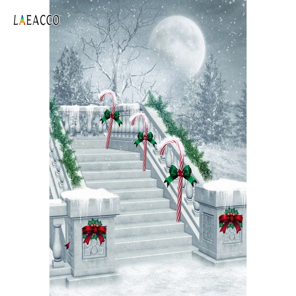 Laeacco Snow Moon Night Pines Forest Bridge Scene Photography Backgrounds Vinyl Custom Photographic Backdrops For Photo Studio
Laeacco Snow Moon Night Pines Forest Bridge Scene Photography Backgrounds Vinyl Custom Photographic Backdrops For Photo Studio