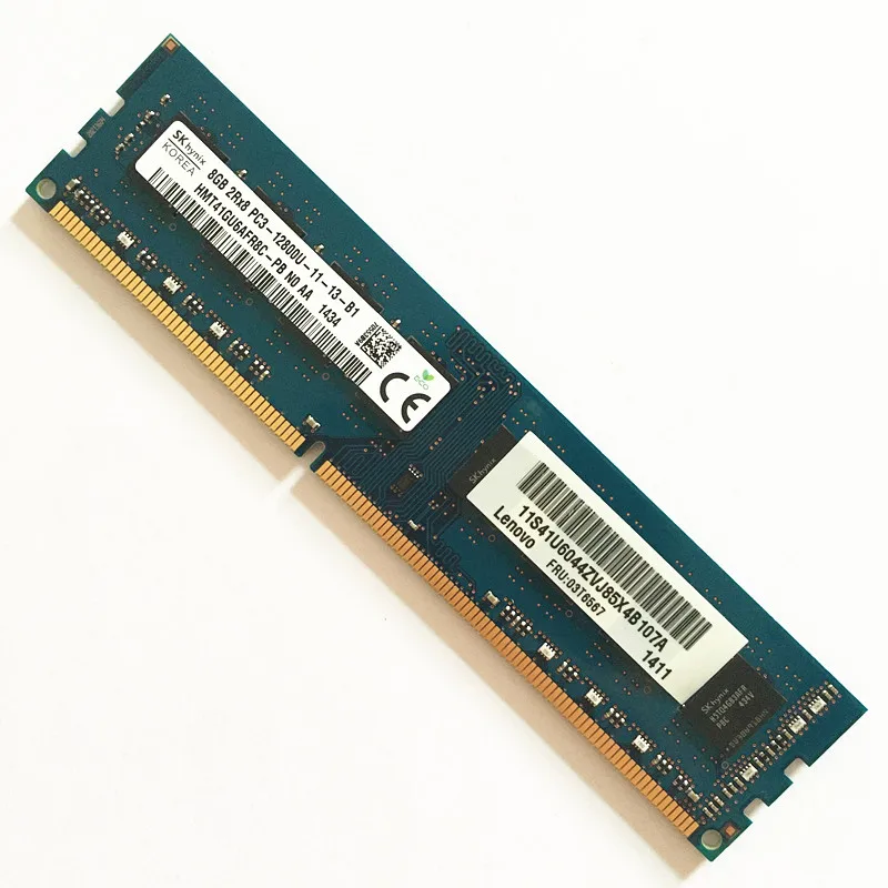 Оперативная память SKhynix DDR3 RAMs 8 Гб 1600 МГц 2Rx8 PC3-12800U-11-13-B1 | Компьютеры и офис