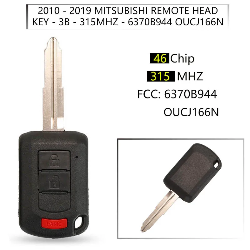2-кнопочный пульт дистанционного управления CN011029 315 МГц для Mitsubishi Outlander 2016 + пульт дистанционного управления с головкой OUCJ166N PCF7961 MIT11R 6370B944
2-кнопочный пульт дистанционного управления CN011029 315 МГц для Mitsubishi Outlander 2016 + пульт дистанционного управления с головкой OUCJ166N PCF7961 MIT11R 6370B944