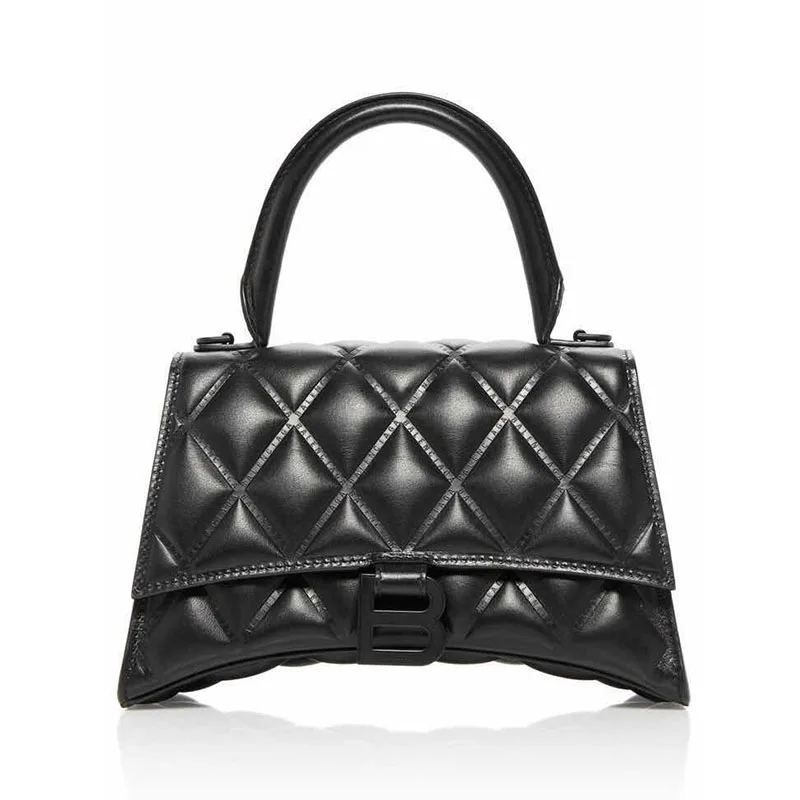 

Hourglass Bag Niche Popular Bag Exclusive Design Embossed Genuine Leather Handbags Leather Diamond Lattice Handbags Sac A Main