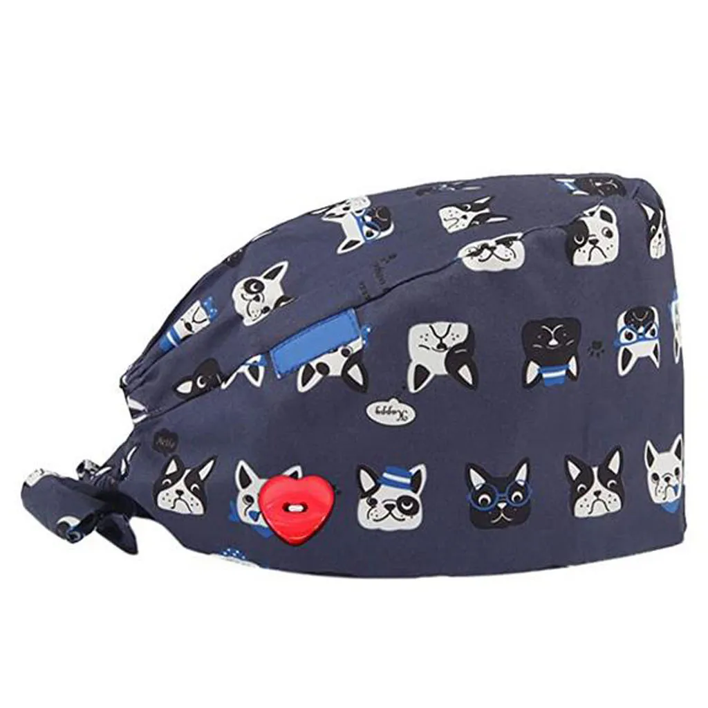 Pet Cats Dogs Pattern Scrub Caps Veterinarian Nursing Hat Cotton Chef Cooking Tieback Hair Cover Women Men Dental Work Hats A50
Pet Cats Dogs Pattern Scrub Caps Veterinarian Nursing Hat Cotton Chef Cooking Tieback Hair Cover Women Men Dental Work Hats A50