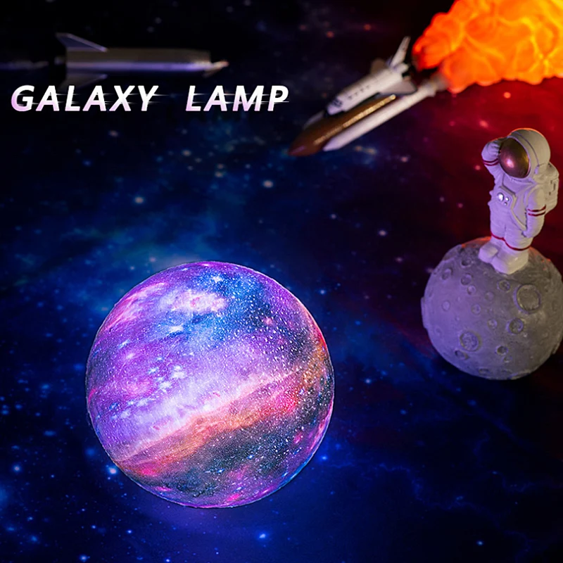 3D LED Printing Moon Lamp Galaxy Moon Light Kids Night Light 16 Color Touch Remote Control Galaxy Light Christmas Gifts New Year
3D LED Printing Moon Lamp Galaxy Moon Light Kids Night Light 16 Color Touch Remote Control Galaxy Light Christmas Gifts New Year