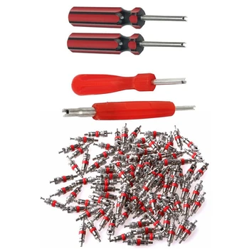 2Pcs Tool Demonte Valve Tire 10cm & 2 In 1 Set Dual Single Head Valve Core Remover 100 Pieces Car Truck Replacement Tire
2Pcs Tool Demonte Valve Tire 10cm & 2 In 1 Set Dual Single Head Valve Core Remover 100 Pieces Car Truck Replacement Tire