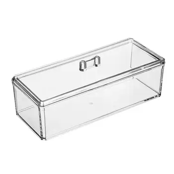 Acrylic Transparency Rectangle Food Storage Box Tea Bag Organizer Kitchen Sorting Container with Dustproof Cover
Acrylic Transparency Rectangle Food Storage Box Tea Bag Organizer Kitchen Sorting Container with Dustproof Cover