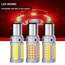 

2PCS 12V 3030 LED Turn Signal Light Bulb 1156 Car LED Front Rear Brake Stop Anti Hyper Flash Auto Parking lights Reversing Lamp