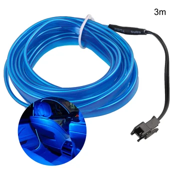 DC 12V 3M 6000K Car Interior LED Atmosphere Strip Light EL Wire Neon Glow String Rope Lamp W/ Cigarette Lighter Plug Waterproof
DC 12V 3M 6000K Car Interior LED Atmosphere Strip Light EL Wire Neon Glow String Rope Lamp W/ Cigarette Lighter Plug Waterproof