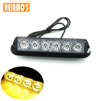 6W 6LED Car Emergency Beacon Light LED Flashing Strobe Light for Universal Fit DC12V Truck Warning Red Amber Blue White
6W 6LED Car Emergency Beacon Light LED Flashing Strobe Light for Universal Fit DC12V Truck Warning Red Amber Blue White