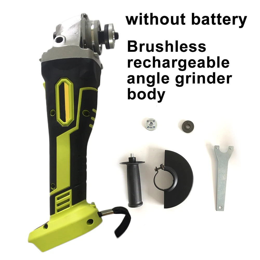 100mm 18V Brushless Wireless Impact Angle Grinder Head Tools Kit Without Battery Fit For 18V Makita Battery Cordless Power Tools
100mm 18V Brushless Wireless Impact Angle Grinder Head Tools Kit Without Battery Fit For 18V Makita Battery Cordless Power Tools