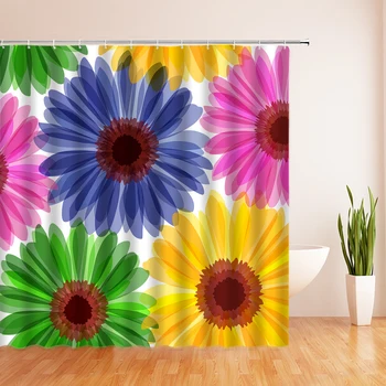 Waterproof Shower Curtain Polyester Fabric with 12 Hooks 3D Printing Flowers Bath Curtain Home Decoration Bathroom Curtains
Waterproof Shower Curtain Polyester Fabric with 12 Hooks 3D Printing Flowers Bath Curtain Home Decoration Bathroom Curtains