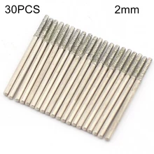 30Pcs 2.0mm Diamond Saw Drill Hole Cutter Coated Solid Bit For Gemstone Diamond Coated Tipped Drill Bit For Tile Jewellery Glass
30Pcs 2.0mm Diamond Saw Drill Hole Cutter Coated Solid Bit For Gemstone Diamond Coated Tipped Drill Bit For Tile Jewellery Glass