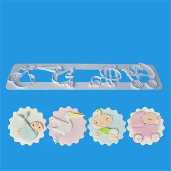 Cartoon Baby Series Plastic Cookie Cutters Biscuit Cake Mold Feeding Bottle Stroller Hobbyhorse Baby Wear Shapes
Cartoon Baby Series Plastic Cookie Cutters Biscuit Cake Mold Feeding Bottle Stroller Hobbyhorse Baby Wear Shapes