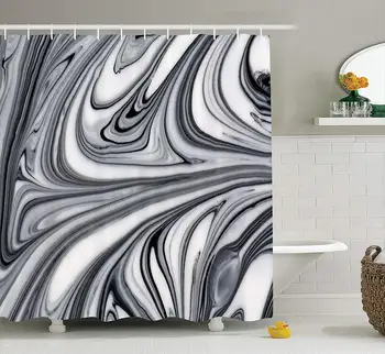 Abstract Shower Curtain Mix of White and Black Hallucinatory and Surreal Liquid Marble Graphic Artwork Bathroom Curtains
Abstract Shower Curtain Mix of White and Black Hallucinatory and Surreal Liquid Marble Graphic Artwork Bathroom Curtains