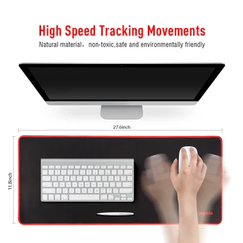 Mouse Pad Speed Locking Edge Natural Rubber Large Mouse Pad Waterproof Game Desk Mousepad Keyboard Mat for Warcraft Dota LOL
Mouse Pad Speed Locking Edge Natural Rubber Large Mouse Pad Waterproof Game Desk Mousepad Keyboard Mat for Warcraft Dota LOL