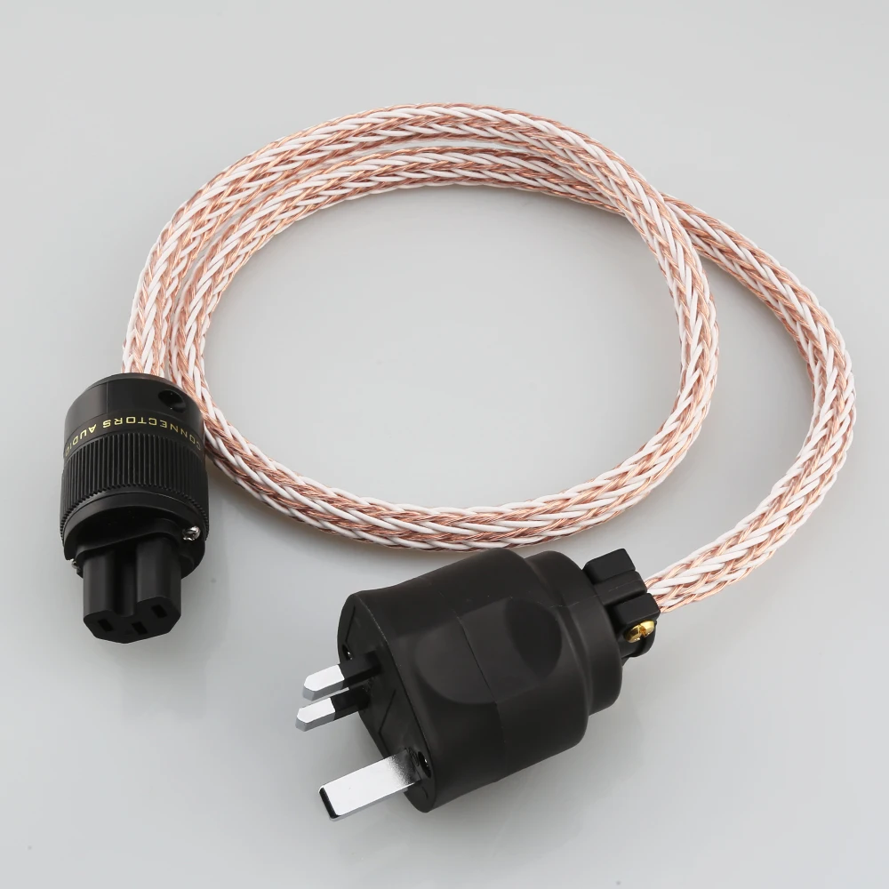 HIFI 12TC Power Cable High Quality 6N OCC Hifi Power Cord with UK 13A AC Power Cable IEC Female HIFI AC Power Cable
HIFI 12TC Power Cable High Quality 6N OCC Hifi Power Cord with UK 13A AC Power Cable IEC Female HIFI AC Power Cable