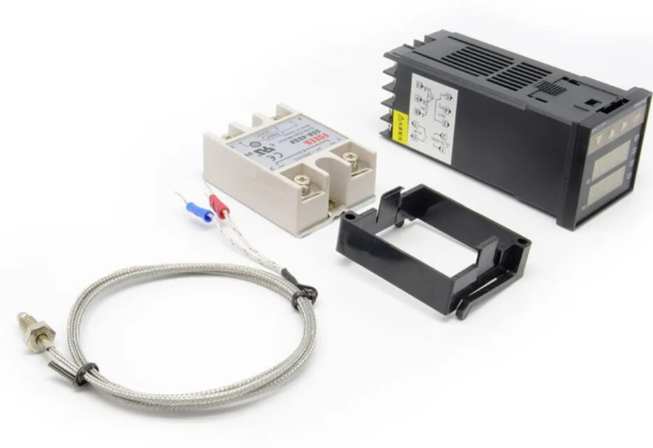 Full Set REX-C100 Temperature Controller With Thermocouple Digital PID Temperature Controller
Full Set REX-C100 Temperature Controller With Thermocouple Digital PID Temperature Controller