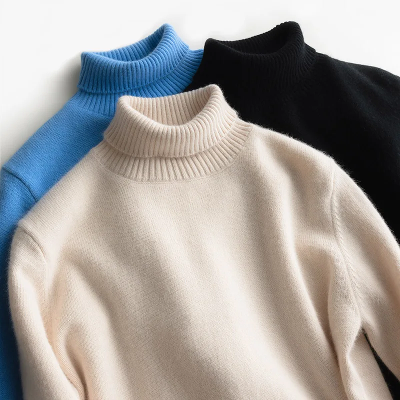 2019 Thick Turtleneck Sweater Men Goat Cashmere Jumper Warm 100% Knitted Pullovers Black Man Clothes Long Sleeve Bottoming Top
2019 Thick Turtleneck Sweater Men Goat Cashmere Jumper Warm 100% Knitted Pullovers Black Man Clothes Long Sleeve Bottoming Top