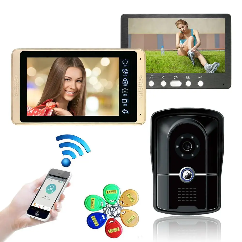 7 Inch Wired Wifi Video Doorbell with Monitor IP Video Door Phone Intercom System Wide Angle Touch Screen Record
7 Inch Wired Wifi Video Doorbell with Monitor IP Video Door Phone Intercom System Wide Angle Touch Screen Record