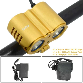 Bicycle Front Light LED 7000lm Lamp Bicycle Light Charger 9600mah battery pack Bike Riding Headlight
Bicycle Front Light LED 7000lm Lamp Bicycle Light Charger 9600mah battery pack Bike Riding Headlight