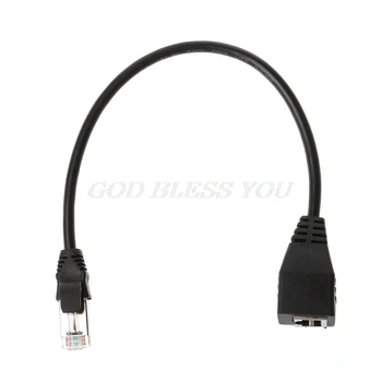 RJ45 Cat5e Male To Female Shielded Panel Mount Ethernet Network Extension Cable Drop Shipping
RJ45 Cat5e Male To Female Shielded Panel Mount Ethernet Network Extension Cable Drop Shipping