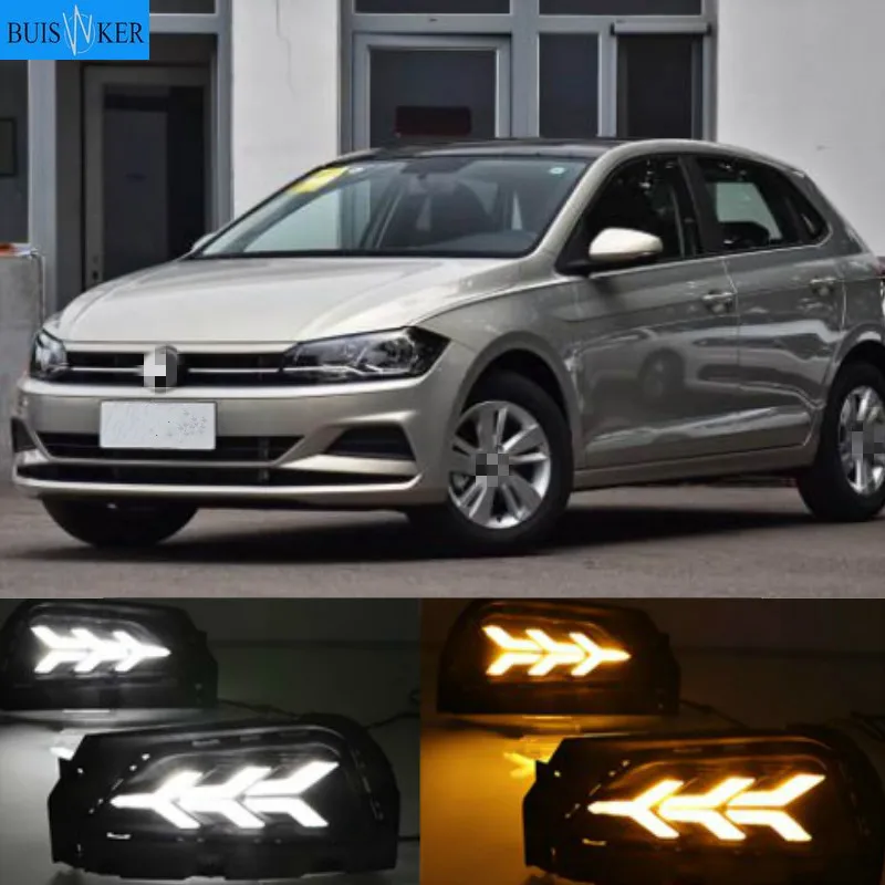 2PCS LED Daytime Running Light For For Volkswagen Polo 2018 2019 Dynamic Yellow Turn Signal 12V DRL Fog Lamp Decoration
2PCS LED Daytime Running Light For For Volkswagen Polo 2018 2019 Dynamic Yellow Turn Signal 12V DRL Fog Lamp Decoration