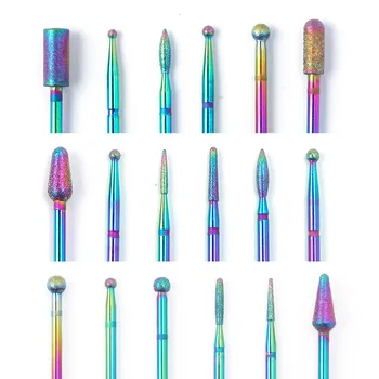 1 pcs Diamond Milling Cutter Nail Drill Bits Rainbow Coating Tungsten Carbide Electric Rotary Nail Art Tools Accessories LA1514
1 pcs Diamond Milling Cutter Nail Drill Bits Rainbow Coating Tungsten Carbide Electric Rotary Nail Art Tools Accessories LA1514