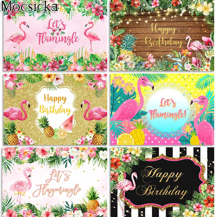 Mocsicka Flamingo Party Backdrop Tropical Hawaiian Aloha Luau Birthday Party Baby Shower Decorations Photography Background
Mocsicka Flamingo Party Backdrop Tropical Hawaiian Aloha Luau Birthday Party Baby Shower Decorations Photography Background