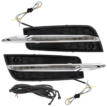 LED Daytime Running Light For Chevrolet Cruze (2009-2012) 9LED DRL With Turning Signal Dimmed Light
LED Daytime Running Light For Chevrolet Cruze (2009-2012) 9LED DRL With Turning Signal Dimmed Light