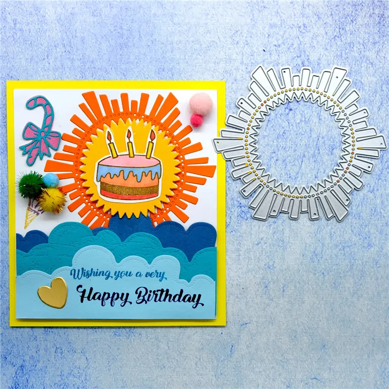 GJCrafts Sun Background Dies Frame Metal Cutting Dies New 2019 for Card Making Scrapbooking Embossing Die Cut Craft Dies
GJCrafts Sun Background Dies Frame Metal Cutting Dies New 2019 for Card Making Scrapbooking Embossing Die Cut Craft Dies