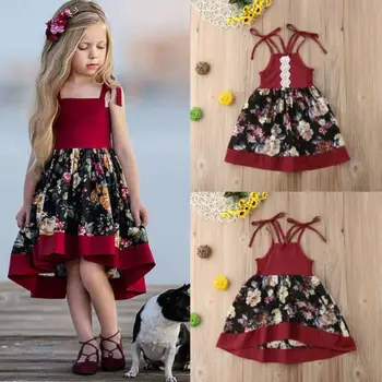 SUmmer Toddler Kids Baby Girls Strap Dress Party Princess Flowers Dress Red Set
SUmmer Toddler Kids Baby Girls Strap Dress Party Princess Flowers Dress Red Set