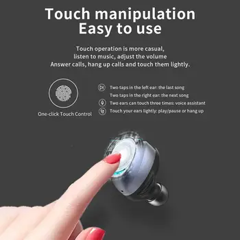 Bluetooth 5.0 Wireless In-Ear Earbuds Stereo Sound Intelligent Noise Reduction Long Standby Sports Earphones With Charging Case
Bluetooth 5.0 Wireless In-Ear Earbuds Stereo Sound Intelligent Noise Reduction Long Standby Sports Earphones With Charging Case