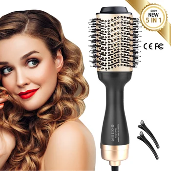 Portable Professional Hair Dryer Brush 5In1 Hair Straightener Curler Comb Electric Blow Dryer With Comb Hair Brush Roller Styler
Portable Professional Hair Dryer Brush 5In1 Hair Straightener Curler Comb Electric Blow Dryer With Comb Hair Brush Roller Styler
