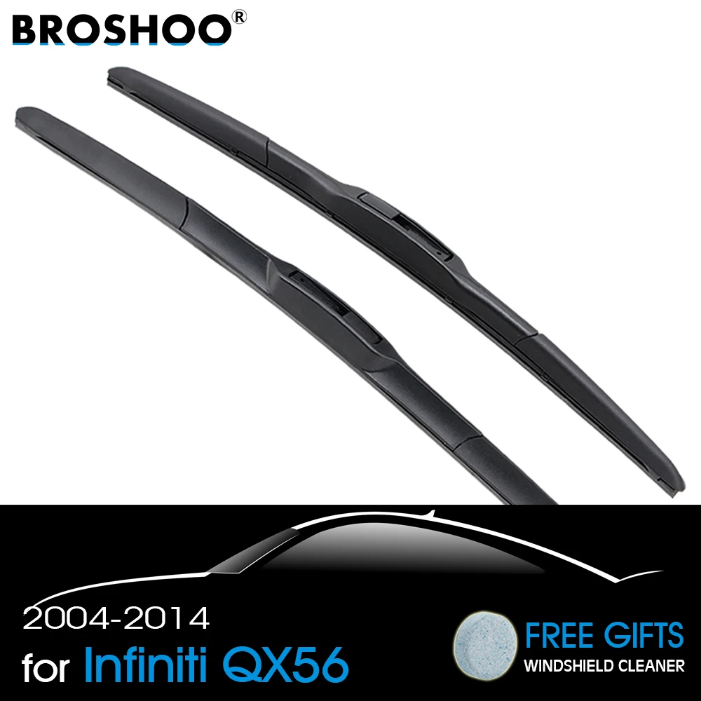BROSHOO Car Styling Wipers Blade Natural Rubber For Infiniti QX56 ,2004 2005 2006 2007 2008 2009 2010 2011 2012 2013 2014
BROSHOO Car Styling Wipers Blade Natural Rubber For Infiniti QX56 ,2004 2005 2006 2007 2008 2009 2010 2011 2012 2013 2014