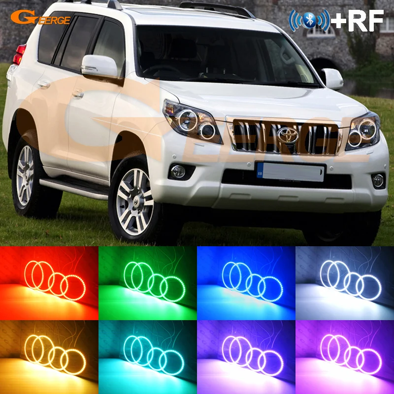 Для Toyota Land Cruiser Prado J150 150 2010 2011 2012 RF remote Bluetooth APP многоцветный ультра яркий RGB