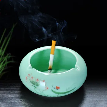 Portable Fish Ashtray Ceramic Ashtray Home Ash Tray Holder Cigarette Holder Retro Round Smoking Tools Accessory
Portable Fish Ashtray Ceramic Ashtray Home Ash Tray Holder Cigarette Holder Retro Round Smoking Tools Accessory