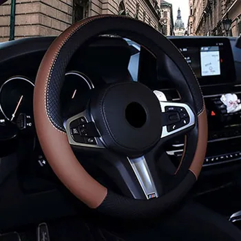 WLMWL Leather Car Steering Wheel Cover For Renault all models logan scenic fluence duster megane captur laguna kadjar
WLMWL Leather Car Steering Wheel Cover For Renault all models logan scenic fluence duster megane captur laguna kadjar