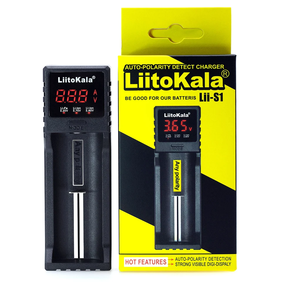 Зарядное устройство Liitokala для аккумуляторов Lii-402 2021 202 S1 100 в/3 7 в AA/AAA 1