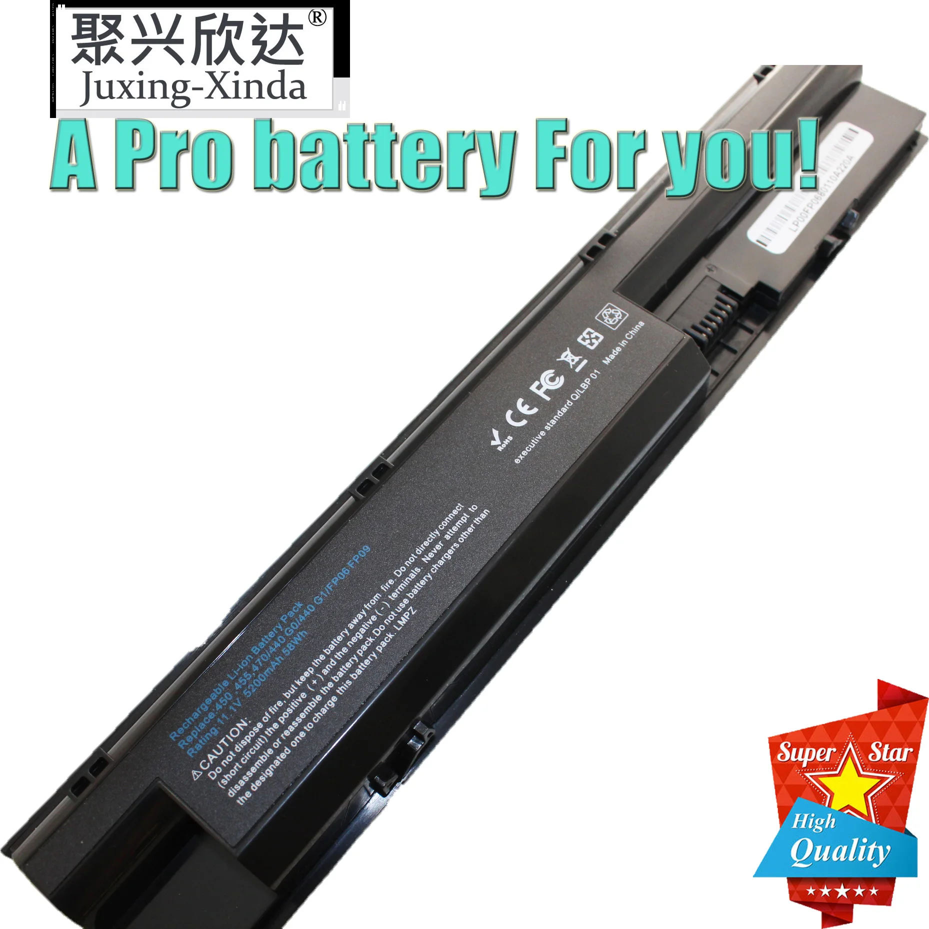 FP06 FP09 Battery for HP ProBook 440 450 455 470 G0/G1 LAPTOP 708457-001 FP06XL 707616-141 -242 -851 707617-421 HSTNN-IB4J LB4K
FP06 FP09 Battery for HP ProBook 440 450 455 470 G0/G1 LAPTOP 708457-001 FP06XL 707616-141 -242 -851 707617-421 HSTNN-IB4J LB4K
