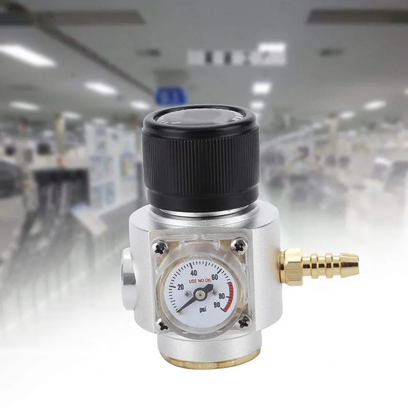 Soda CO2 Mini Gas Regulator T21x4 Thread CO2 Charger Kit 0-90 PSI Cornelius Keg Charger for European Draft Beer Kegerator
Soda CO2 Mini Gas Regulator T21x4 Thread CO2 Charger Kit 0-90 PSI Cornelius Keg Charger for European Draft Beer Kegerator
