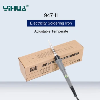 YIHUA 947-II 60W 110V 220V Adjustable Temperature Electric Soldering Iron Rework Station Heat Pencil Welding Repair Tools
YIHUA 947-II 60W 110V 220V Adjustable Temperature Electric Soldering Iron Rework Station Heat Pencil Welding Repair Tools
