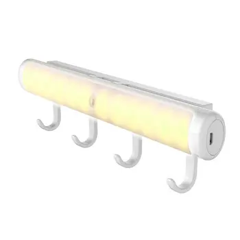 LED Portable Bedroom Wardrobe lamp Smart Auto ON/OFF PIR Motion Sensor Closet Cabinet lights With Hooks For Bathroom Kitchen
LED Portable Bedroom Wardrobe lamp Smart Auto ON/OFF PIR Motion Sensor Closet Cabinet lights With Hooks For Bathroom Kitchen