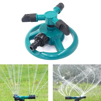 Rotating Sprinklers 360 Degree Auto Watering Grass 3 Nozzle Garden Lawn Device Household Garden Planting Elements
Rotating Sprinklers 360 Degree Auto Watering Grass 3 Nozzle Garden Lawn Device Household Garden Planting Elements