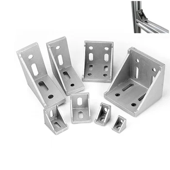 10pc Aluminum extrusion profile Support connector Solid 3030 4040 2020 Corner Fastener Right Angle Bracket Joint fixing Fittings
10pc Aluminum extrusion profile Support connector Solid 3030 4040 2020 Corner Fastener Right Angle Bracket Joint fixing Fittings