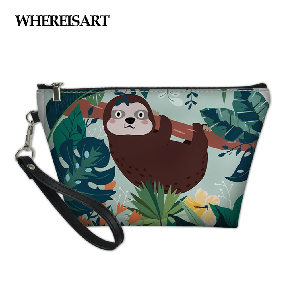 WHEREISART Lovely Sloth Printing Women's Professional Make Up Bags Female Beauty Makeup Box Travel Portable Organizer Bag
WHEREISART Lovely Sloth Printing Women's Professional Make Up Bags Female Beauty Makeup Box Travel Portable Organizer Bag