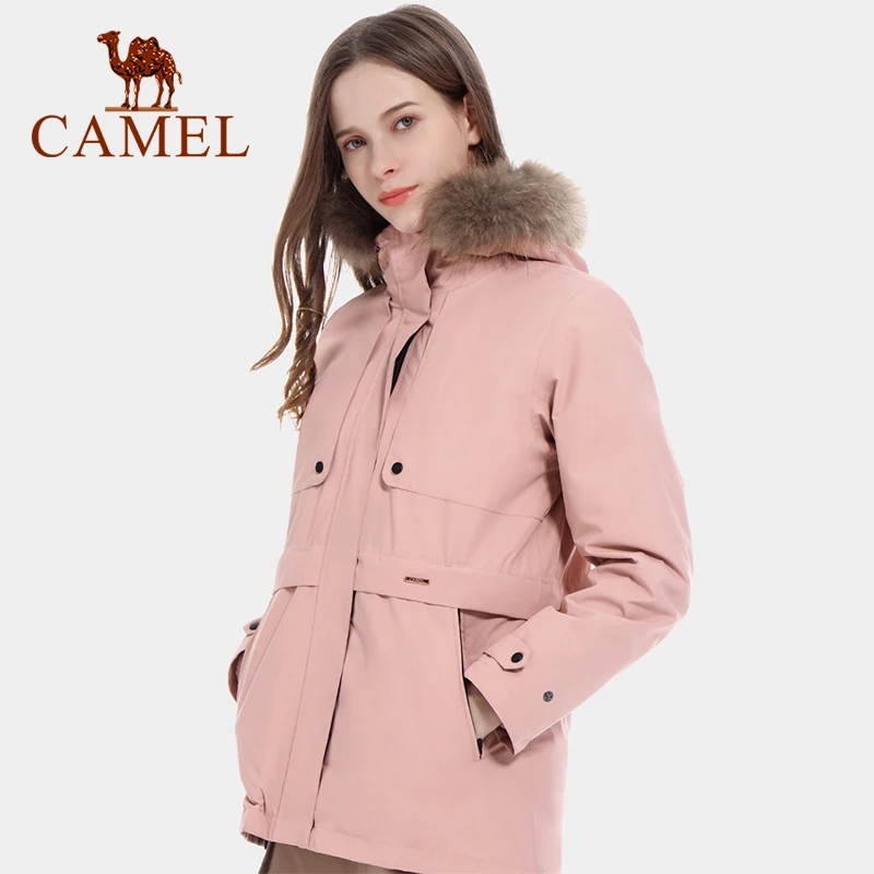 CAMEL Outdoor Mid-length Women 2020 Winter Fur Collar Plus Velvet Thick Waterproof Windproof Jackets Detachable Two-piece Suit
CAMEL Outdoor Mid-length Women 2020 Winter Fur Collar Plus Velvet Thick Waterproof Windproof Jackets Detachable Two-piece Suit