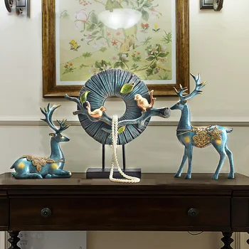 MODERN RESIN DEER ORNAMENTS LIVINGROOM ENTRANCE TV CABINET FIGURINES CRAFTS OFFICE COFFEE DESKTOP FURNISHING DECORATION ARTWORK
MODERN RESIN DEER ORNAMENTS LIVINGROOM ENTRANCE TV CABINET FIGURINES CRAFTS OFFICE COFFEE DESKTOP FURNISHING DECORATION ARTWORK