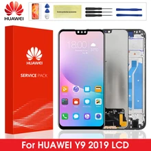 Ensemble écran tactile LCD de remplacement avec châssis, pour Huawei Y9 2019 Enjoy 9 Plus JKM-LX1 JKM-LX2, Original=