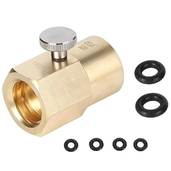 Household Soda Bottle Soda Water Cylinder CO2 Refill Connector Adapter Accessories,Soda CO2 Adapter CGA320 to TR21.4
Household Soda Bottle Soda Water Cylinder CO2 Refill Connector Adapter Accessories,Soda CO2 Adapter CGA320 to TR21.4