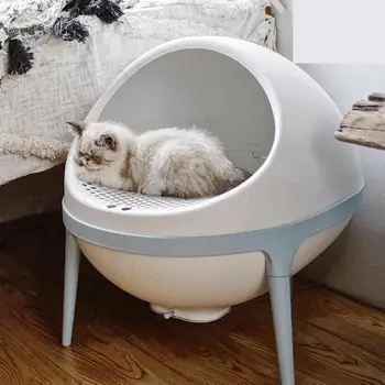 Cat Sand Basin Large Spill Prevention All Semi-closed Basin Of Cat Cat Litter Box Toilet Shit Deodorant
Cat Sand Basin Large Spill Prevention All Semi-closed Basin Of Cat Cat Litter Box Toilet Shit Deodorant