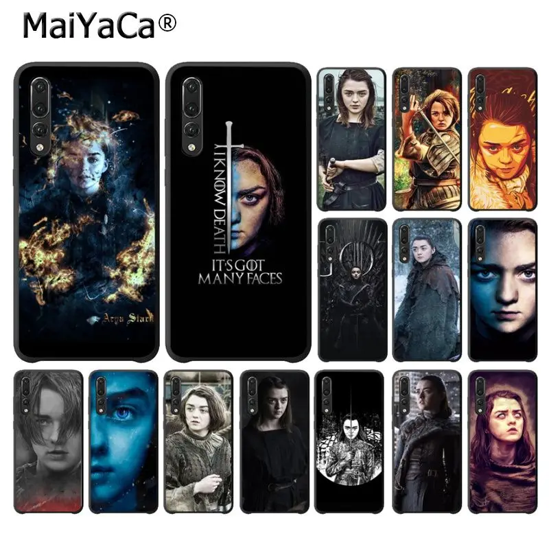 Высококачественный чехол для телефона MaiYaCa Game of Thrones Arya Stark Huawei P10 plus 20 pro P20 lite mate9 10