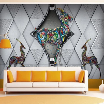 Custom Mural Wallpaper Wall Painting Modern 3D Animal Geometric Living Room Sofa TV Background Wall Decoration Photo Wallpaper
Custom Mural Wallpaper Wall Painting Modern 3D Animal Geometric Living Room Sofa TV Background Wall Decoration Photo Wallpaper